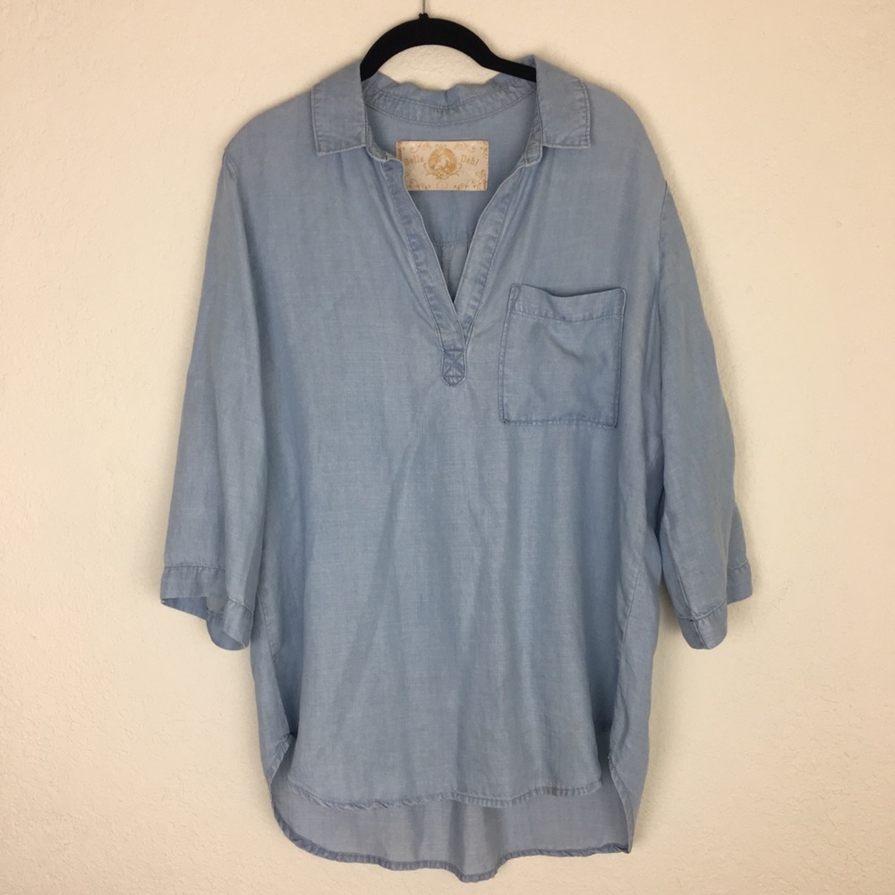 Bella Dahl | Anthropologie Chambray High Low L